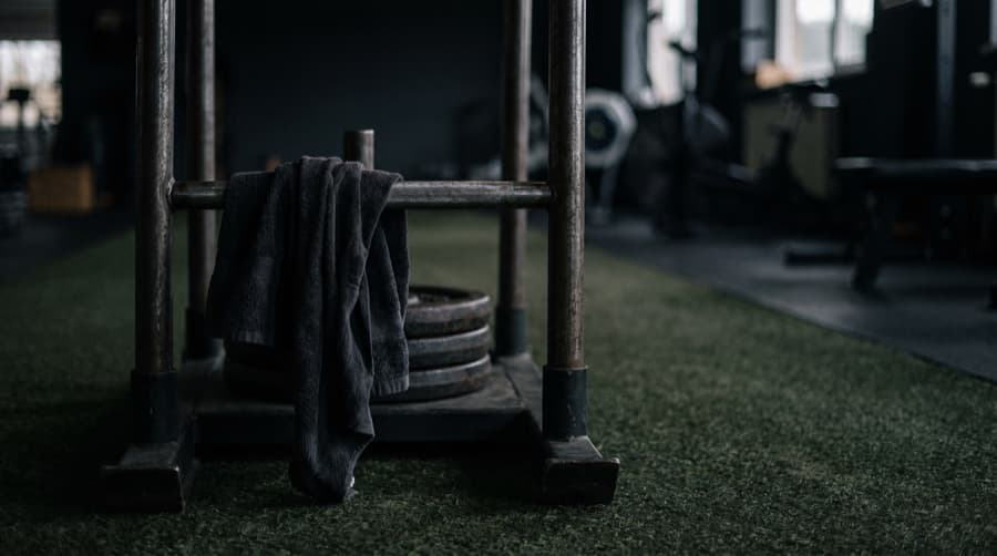 sled + towel